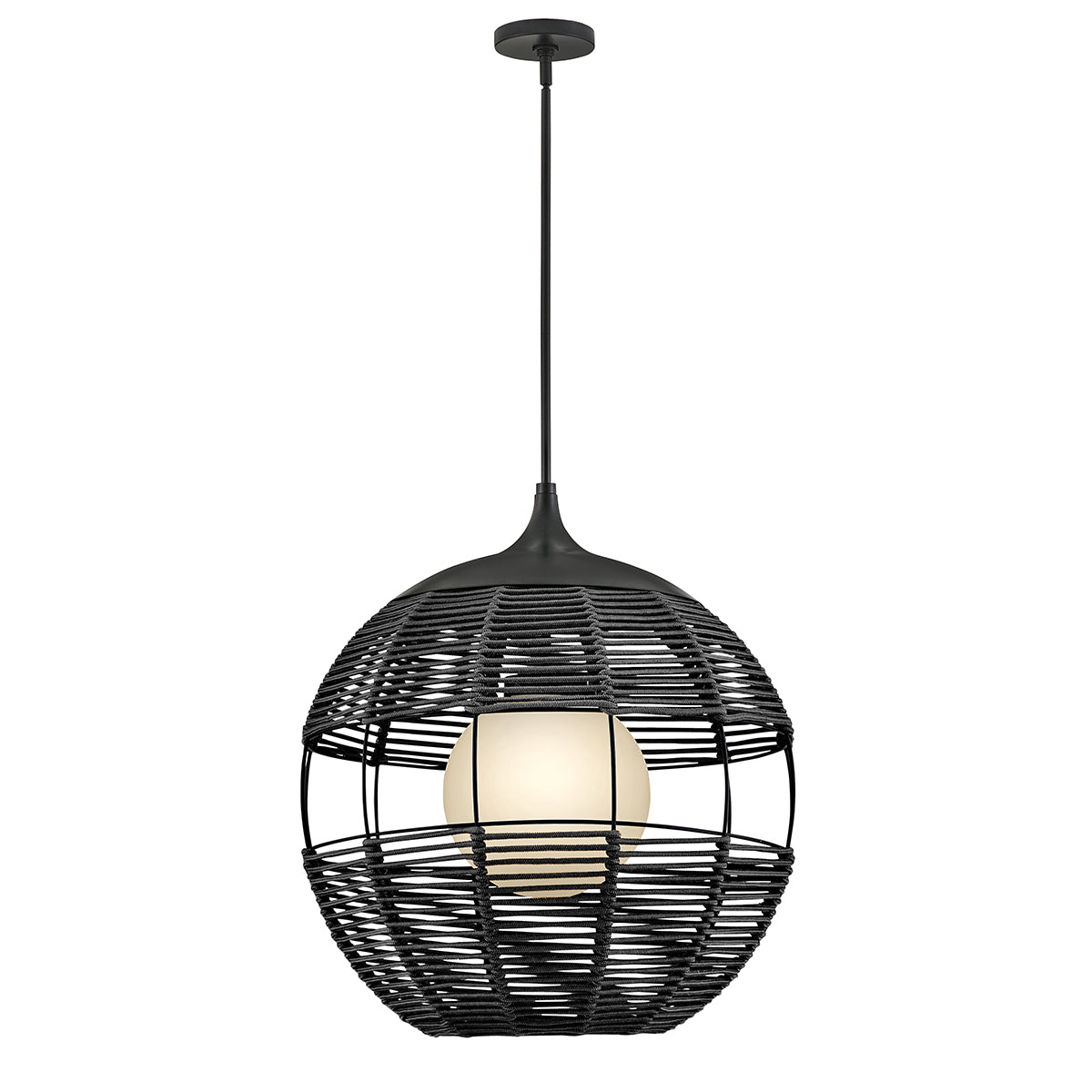 Średnia lampa wisząca Maddox - 1 źródło światła - Czarny, Hinkley - ePlafoniera.pl