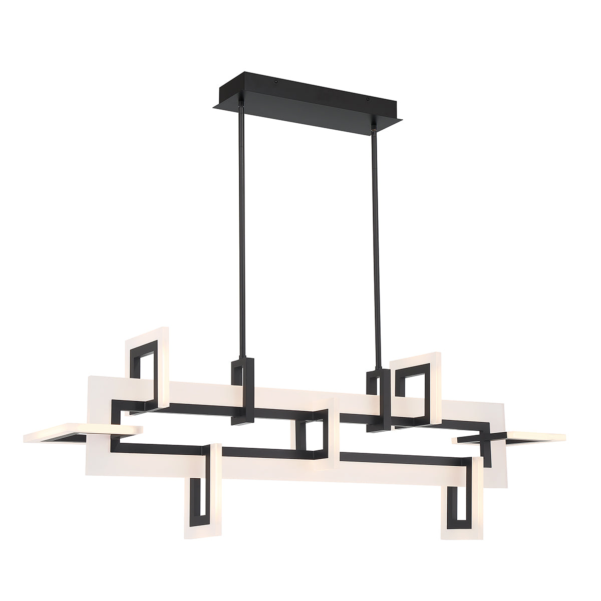 Średnia lampa wyspowa Inizio - Matowa czerń, Eurofase - ePlafoniera