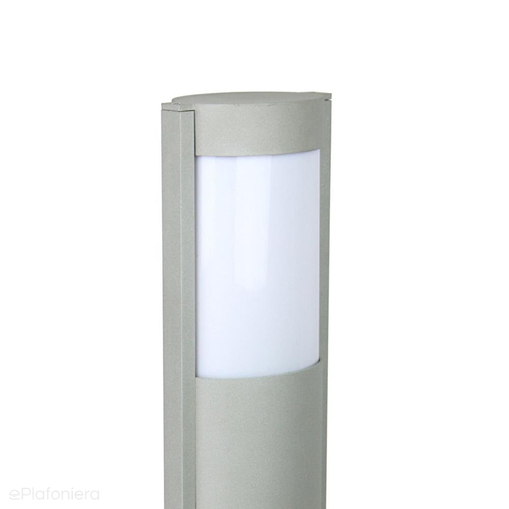 Stojący słupek 65/92cm - lampa ogrodowa zewnętrzna (czarna/szara) (1x E27) SU-MA (Elis)