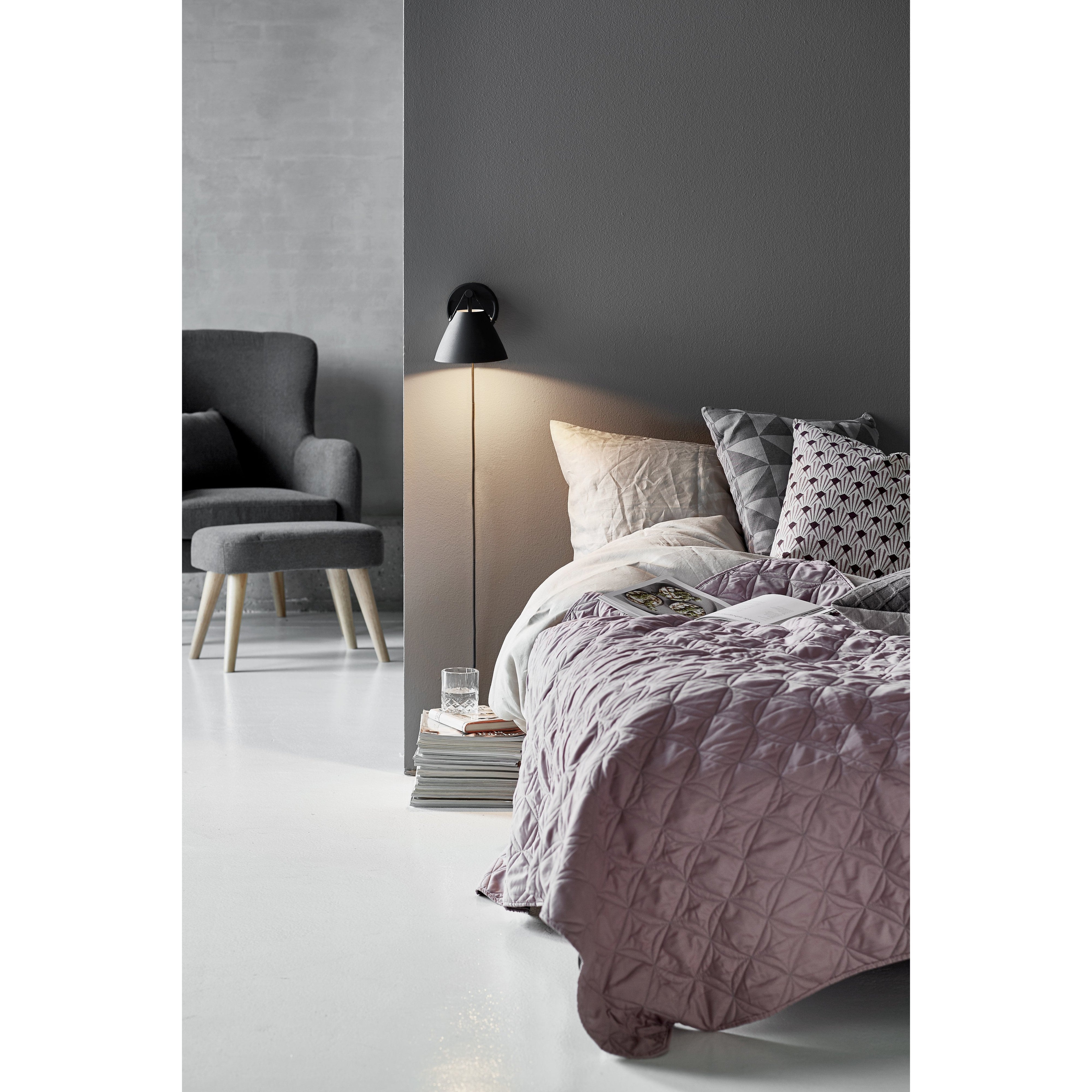 Strap 15 | Wall Light | Black, Design For The People - ePlafoniera.pl