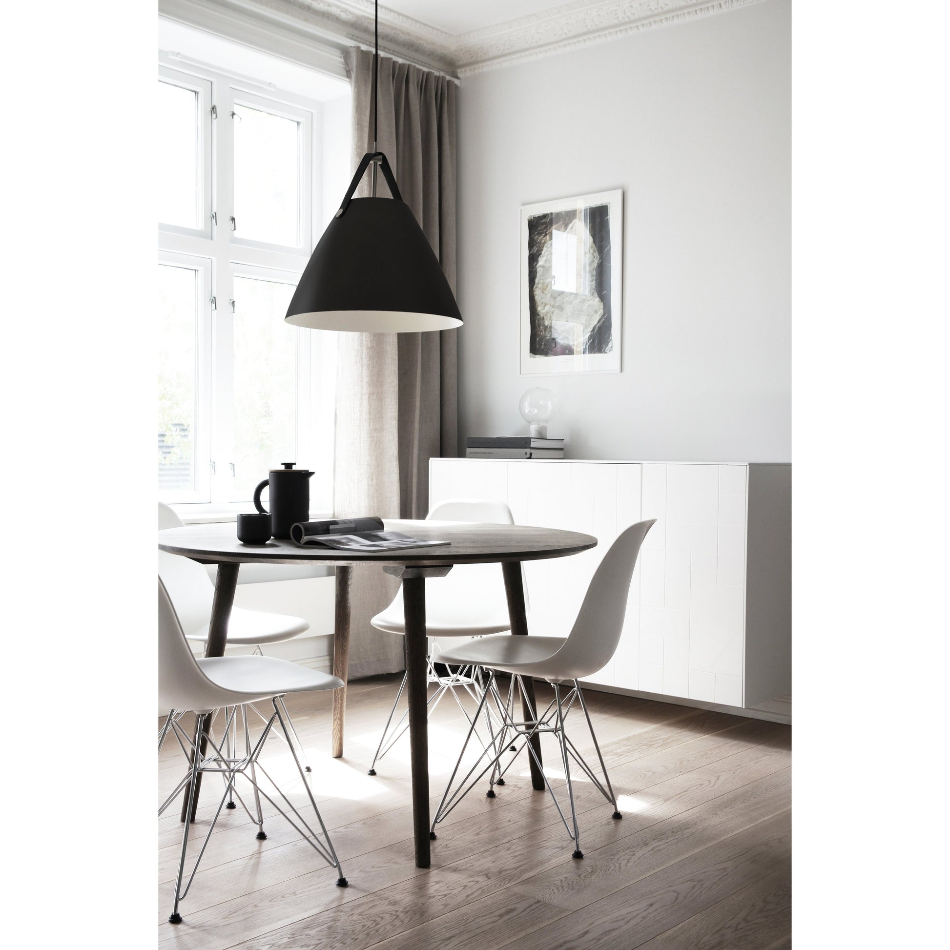 Strap 36 | Pendant | Black, Design For The People - ePlafoniera.pl