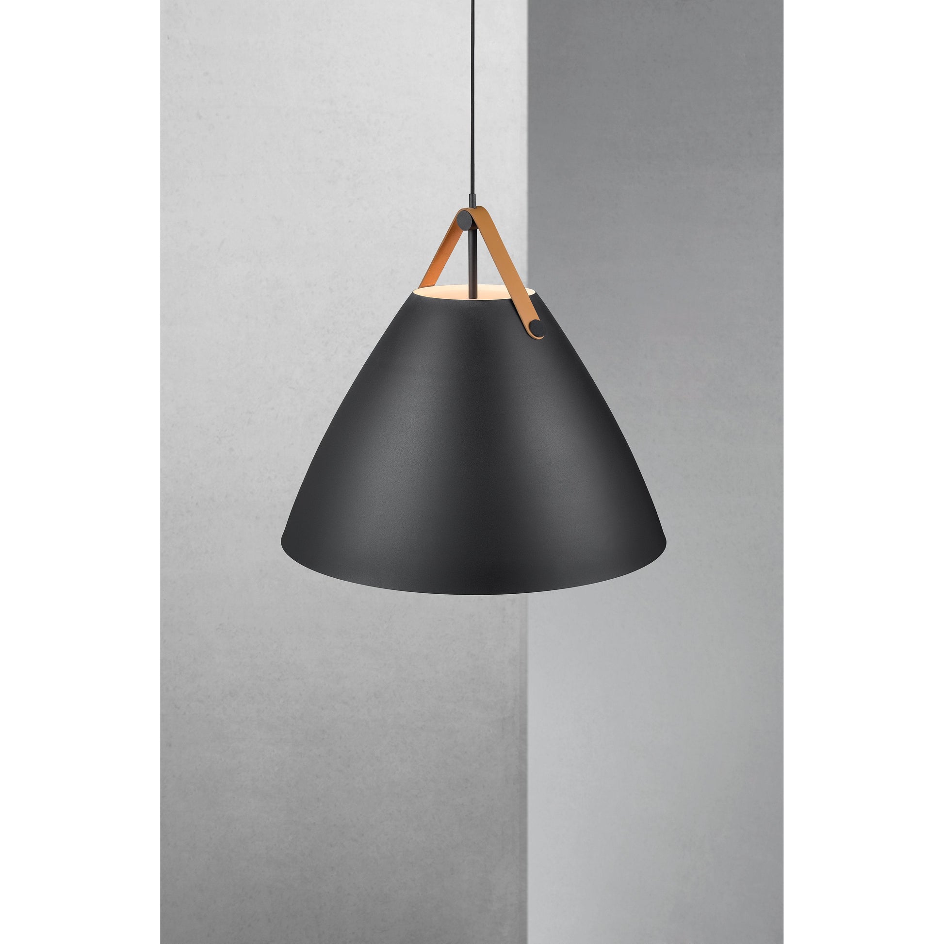 Strap 68 | Pendant | Black, Design For The People - ePlafoniera.pl