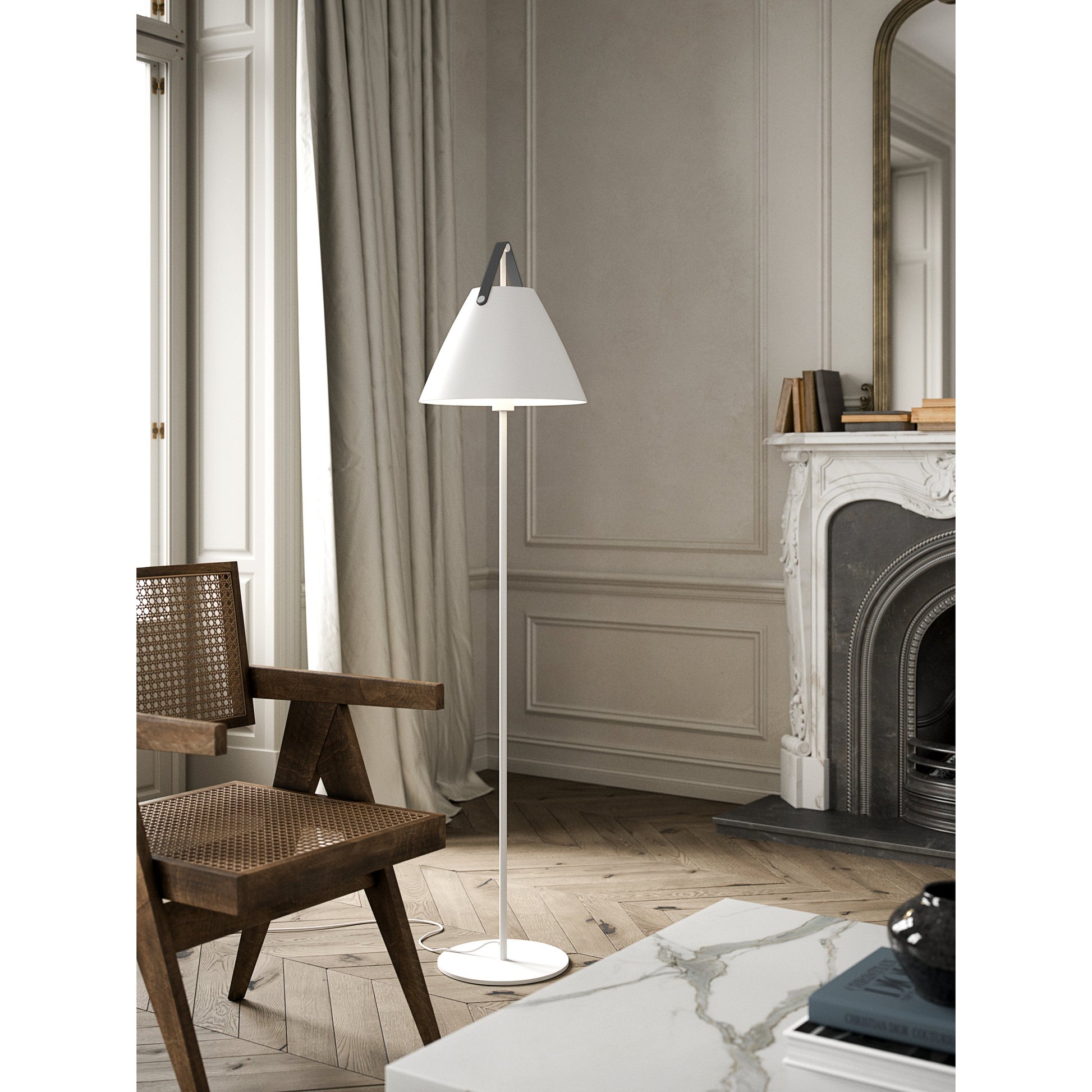 Strap | Floor Lamp | White, Design For The People - ePlafoniera.pl