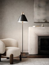 Strap | Floor Lamp | Black, Design For The People - ePlafoniera.pl