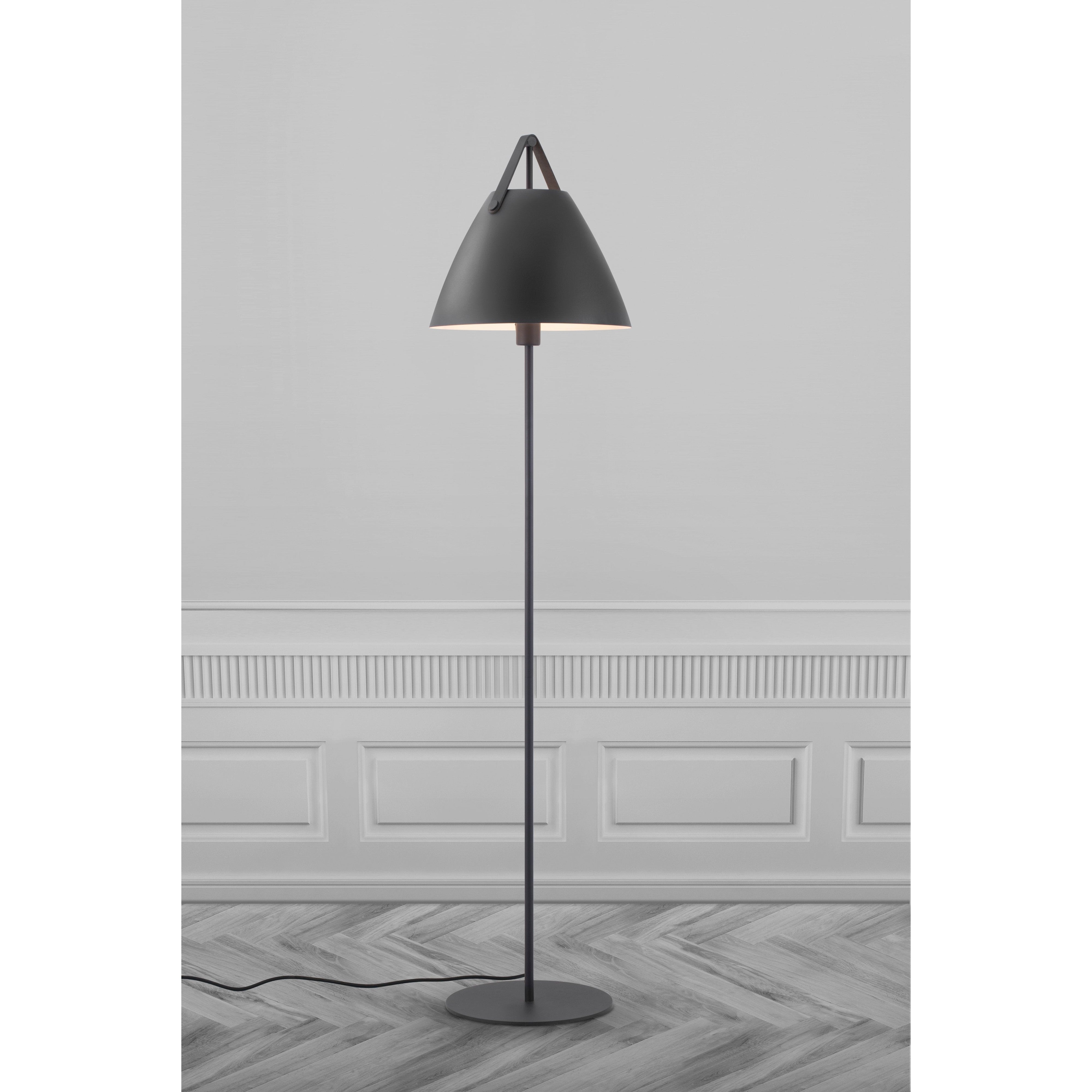 Strap | Floor Lamp | Black, Design For The People - ePlafoniera.pl