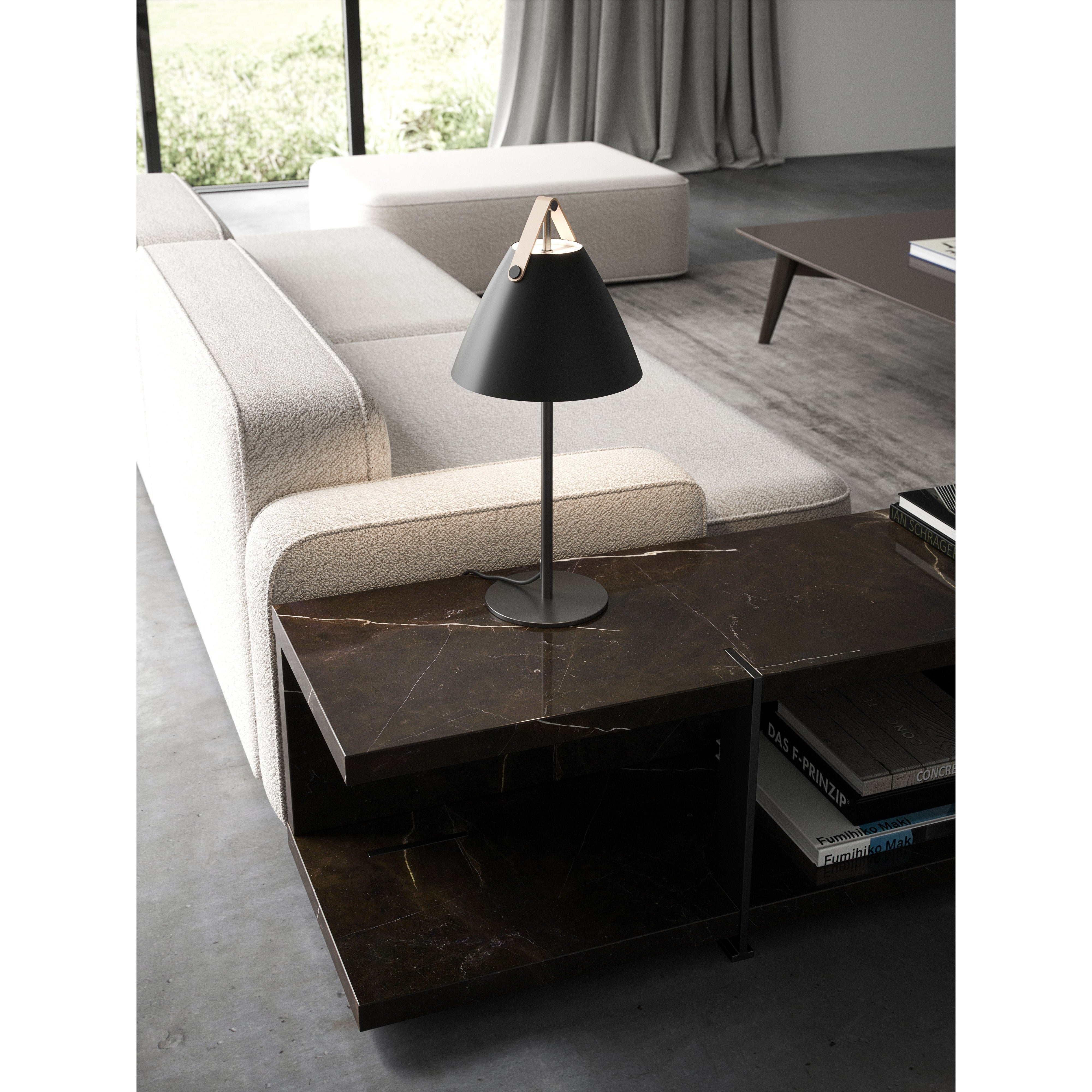 Strap | Table Lamp | Black, Design For The People - ePlafoniera.pl