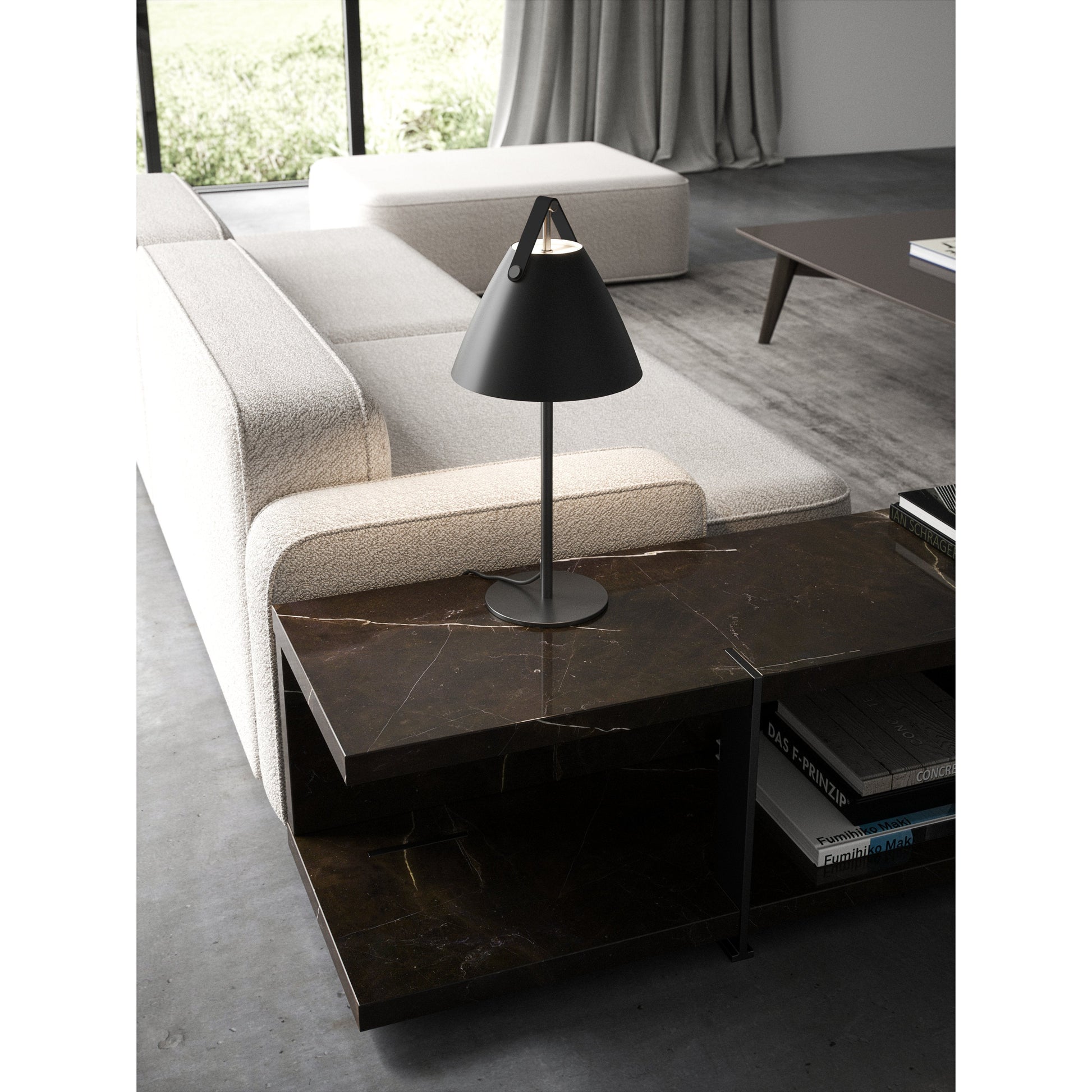 Strap | Table Lamp | Black, Design For The People - ePlafoniera.pl