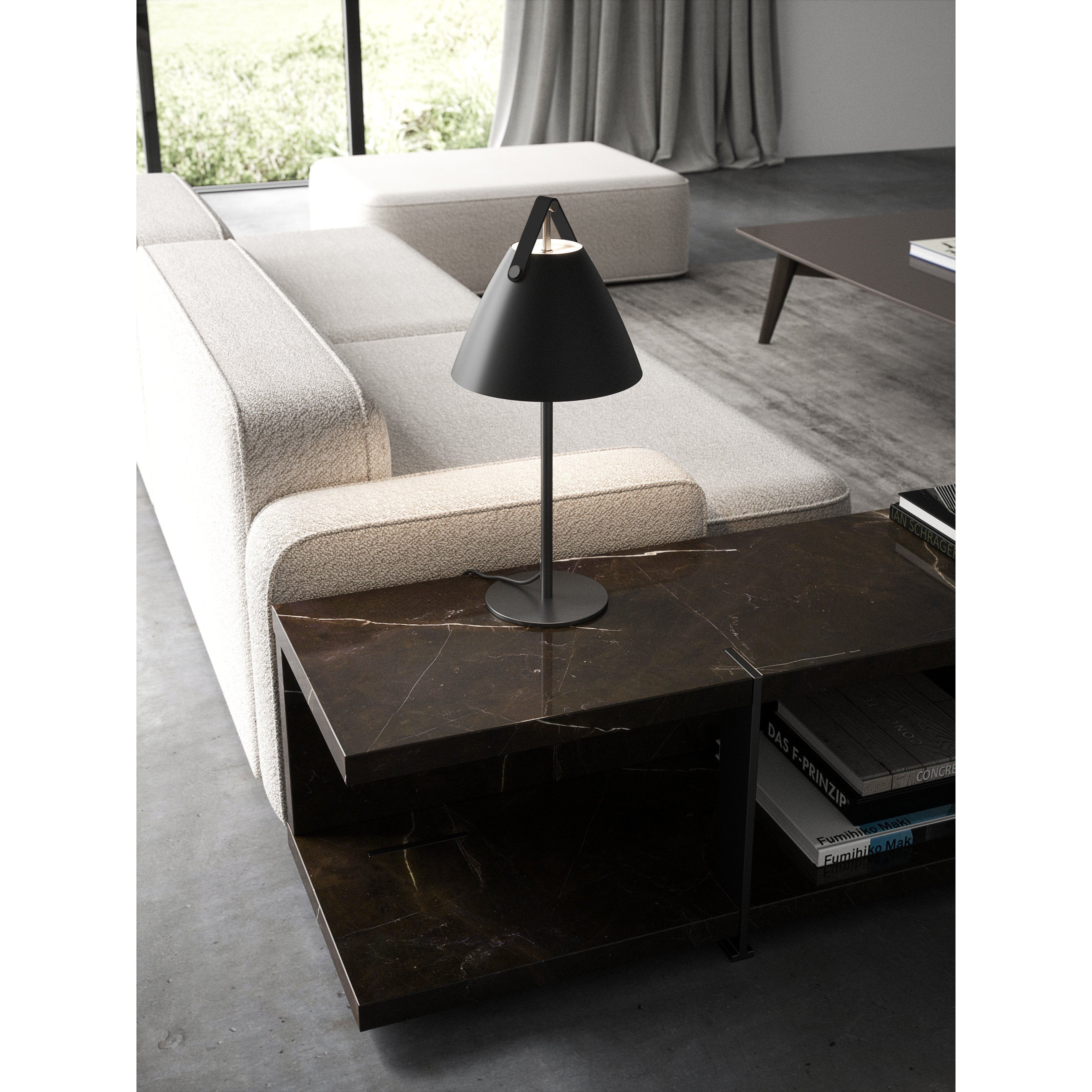 Strap | Table Lamp | Black, Design For The People - ePlafoniera.pl