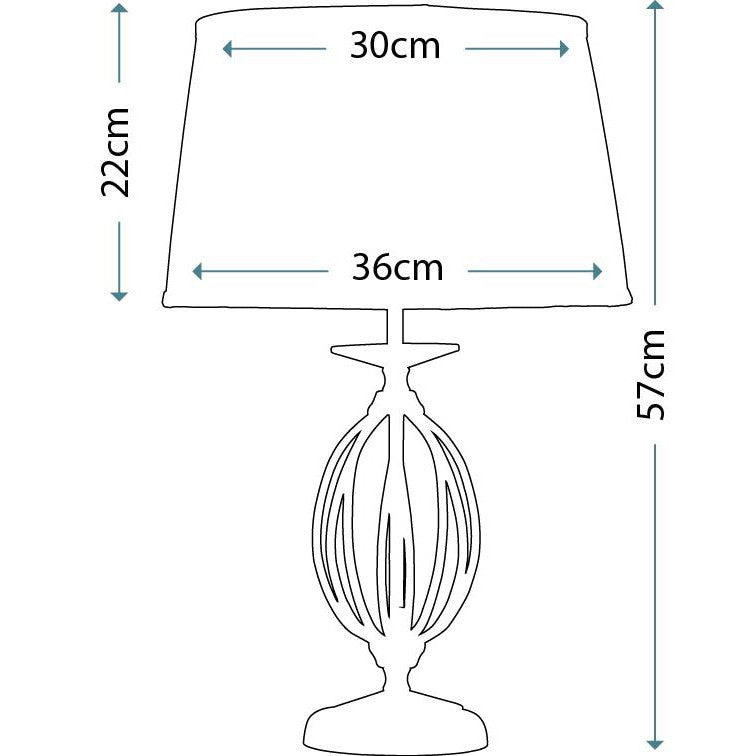 Szczotkowany nikiel - lampa stołowa Aegean w stylu pałacowym - Elstead, 57cm (1xE27)