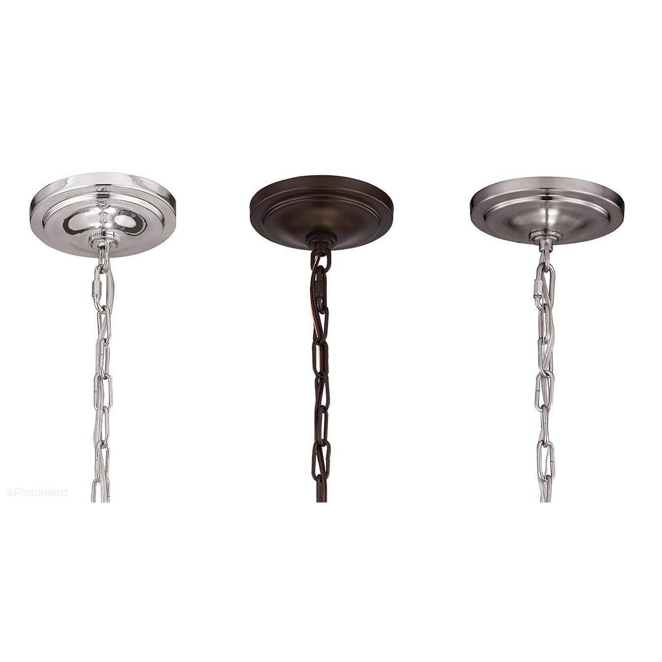 Szklana lampa wisząca Hounslow ze szkłem trawionym rtęciowym - Feiss (szczotkowana stal, 16,5cm, 1xE27)