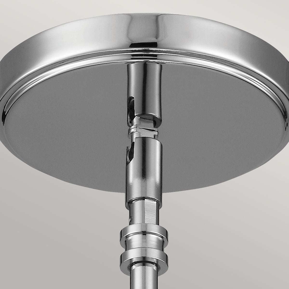 Szkło - polerowany chrom, lampa wisząca 74cm, do łazienki (G9 1x4W) Feiss (Payne)