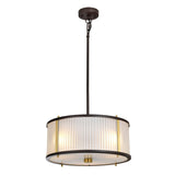 Lampa wisząca z możliwością regulacji, Elstead Lighting (Corona 2 p) - muzealny brąz / 2xE27 lub 3xE27