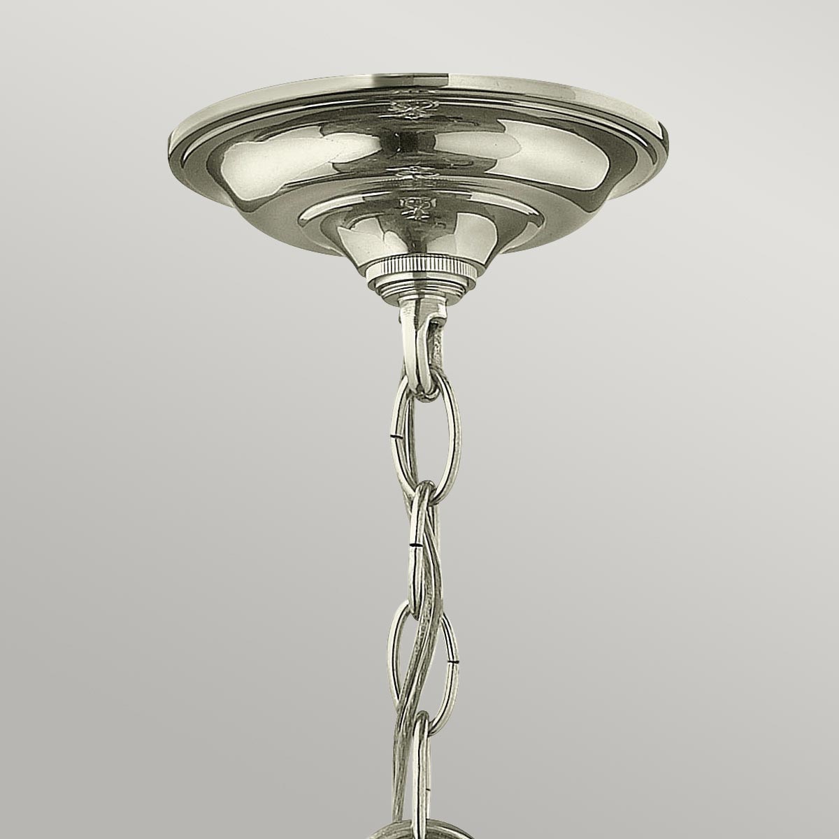 Wisząca latarnia 20cm (nikiel) lampa do salonu kuchni sypialni łazienki (3xE14) Hinkley (Gentry)