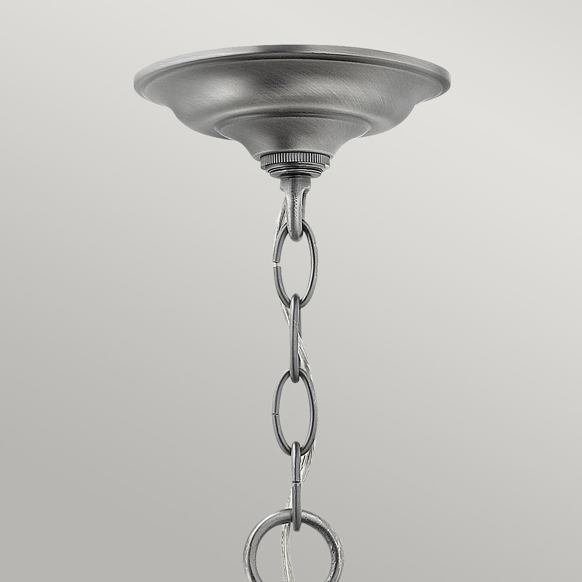 Wisząca latarnia 20cm (pewter) lampa do salonu kuchni sypialni łazienki (3xE14) Hinkley (Gentry)