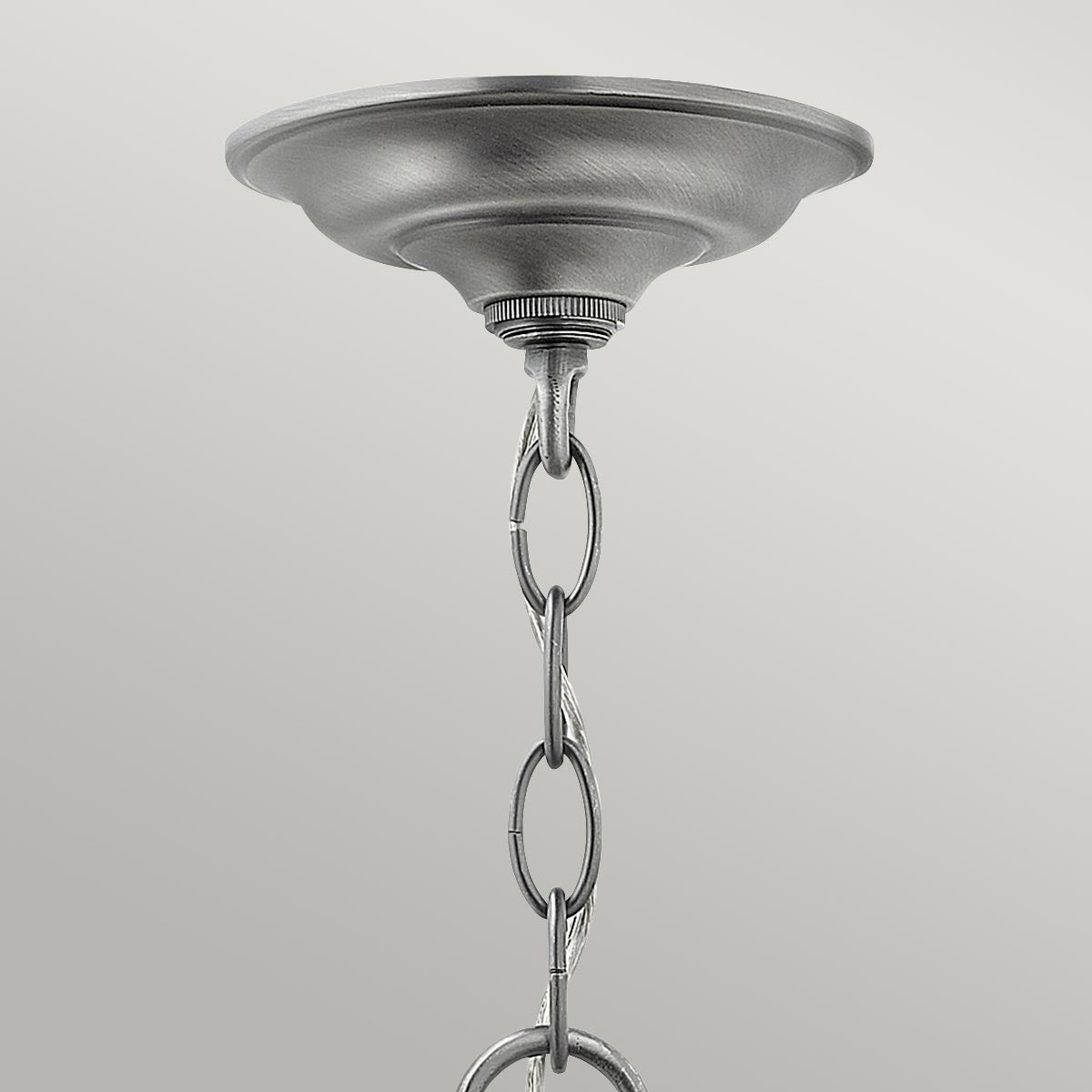 Wisząca latarnia 30cm (pewter) lampa do salonu kuchni sypialni łazienki (4xE14) Hinkley (Gentry)