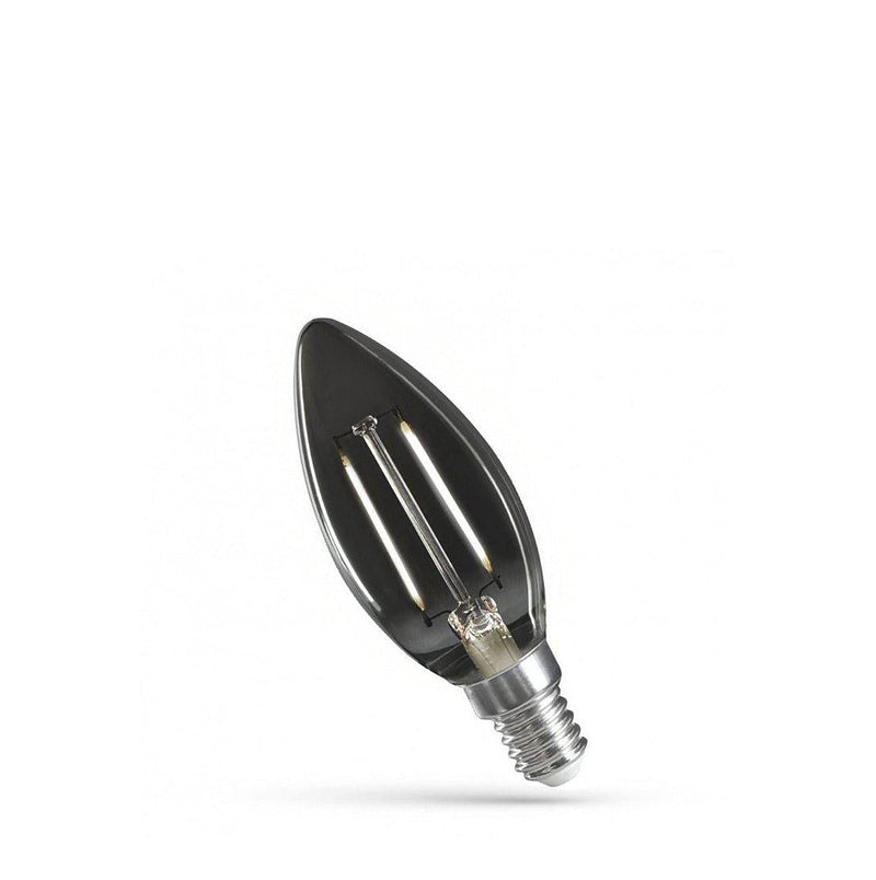 Żarówka dymiona, LED E14 Filament (świeczka 2,5W=16W) (150lm, 4000K) WOJLED1105