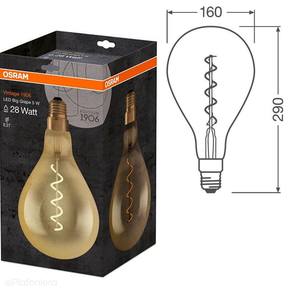 Żarówka LED E27 (A160 5W = 28W) (300lm, 2000K) Osram/OSRVIN0036