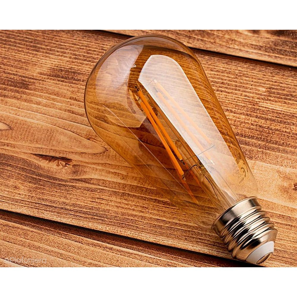 Żarówka LED E27 Filament (Edison ST64, 6W=50W) (660lm, 2200K) Lumiled/LEDZARMI810
