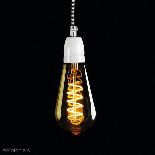 Żarówka LED E27 Filament spirala (Edison ST64, 5W = 26W) (270lm, 1800K) Kanlux/KANXLED0200