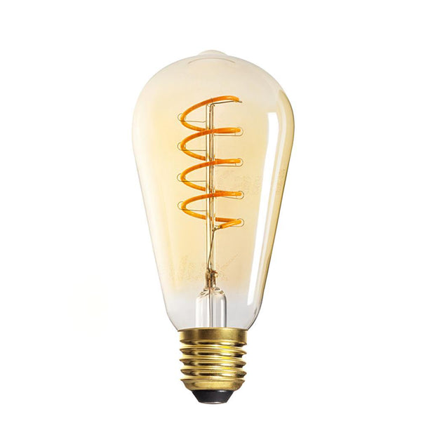 Żarówka LED E27 Filament spirala (Edison ST64, 5W = 26W) (270lm, 1800K) Kanlux/KANXLED0200