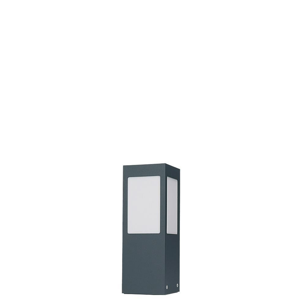 Zewnętrzna lampa ogrodowa stojąca - słupek 25/50/75cm (8x8cm, 1xE27) Radex (Arkad 3)