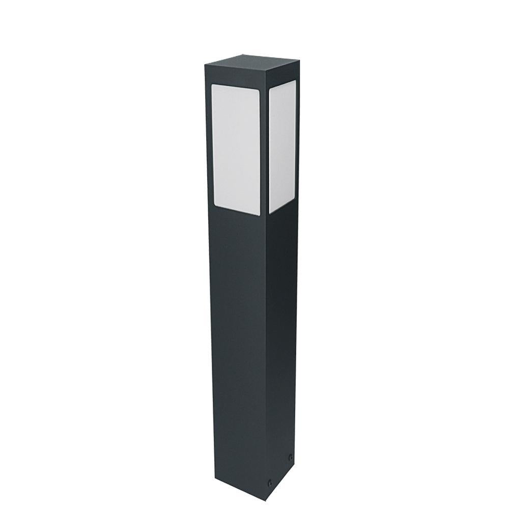 Zewnętrzna lampa ogrodowa stojąca - słupek 25/50/75cm (8x8cm, 1xE27) Radex (Arkad 3)