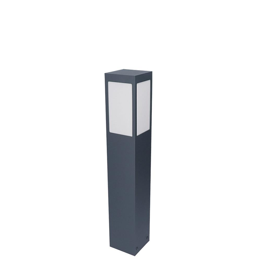 Zewnętrzna lampa ogrodowa stojąca - słupek 25/50/75cm (8x8cm, 1xE27) Radex (Arkad 3)