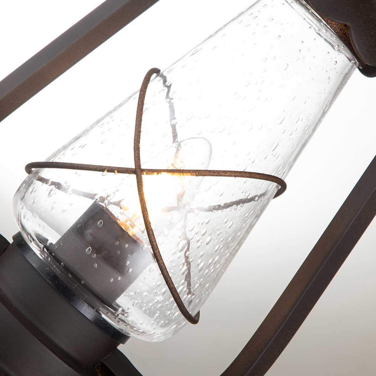Zewnętrzna latarnia, metalowa lampa stojąca, 1xE14 Elstead (Miners)
