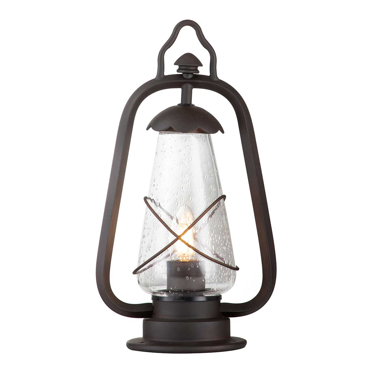 Zewnętrzna latarnia, metalowa lampa stojąca, 1xE14 Elstead (Miners)