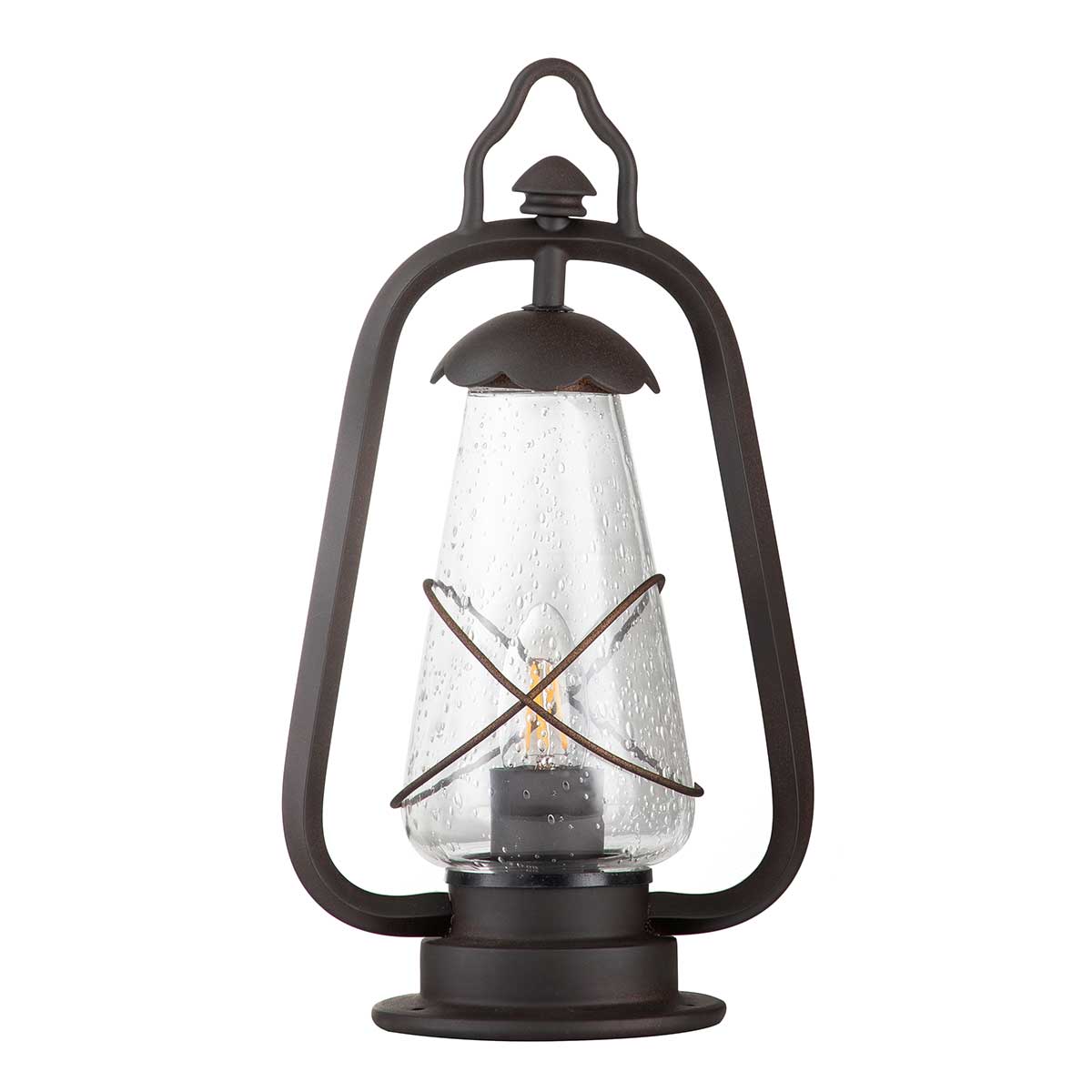 Zewnętrzna latarnia, metalowa lampa stojąca, 1xE14 Elstead (Miners)