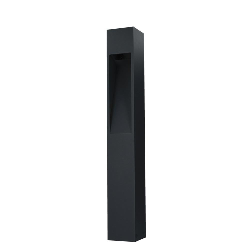 Zewnętrzna nowoczesna lampa ogrodowa stojąca - słupek 60/80cm (10x10cm, 1xGU10) Radex (Modern)