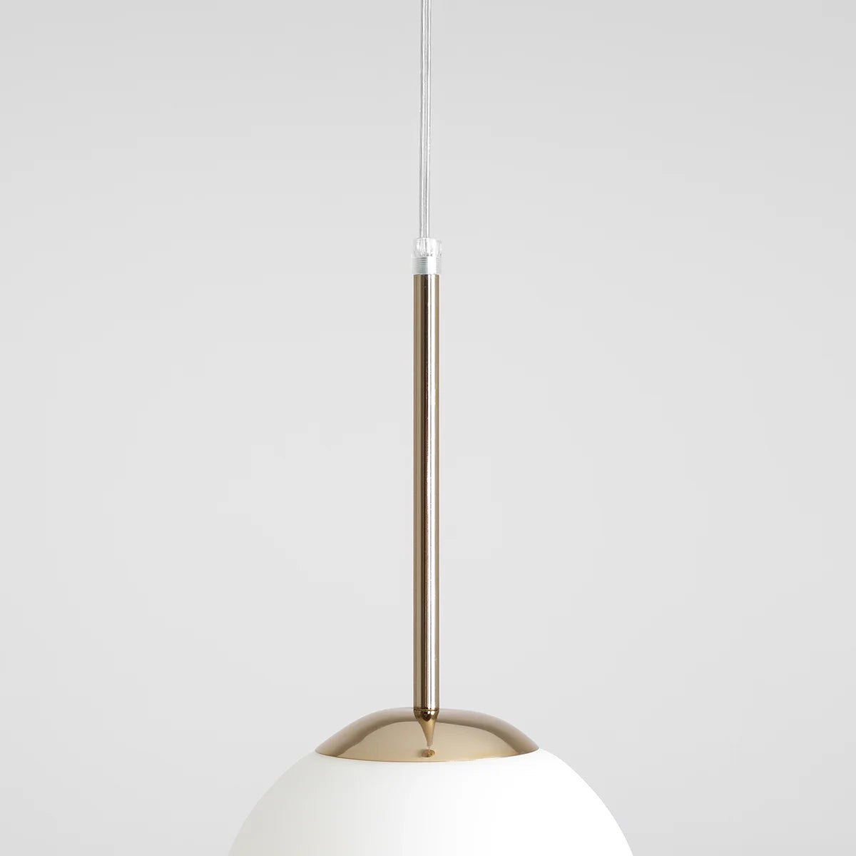 Złota lampa wisząca kula, Bosso Mini 20 Gold - Aldex (20cm, E27) 1087XS30