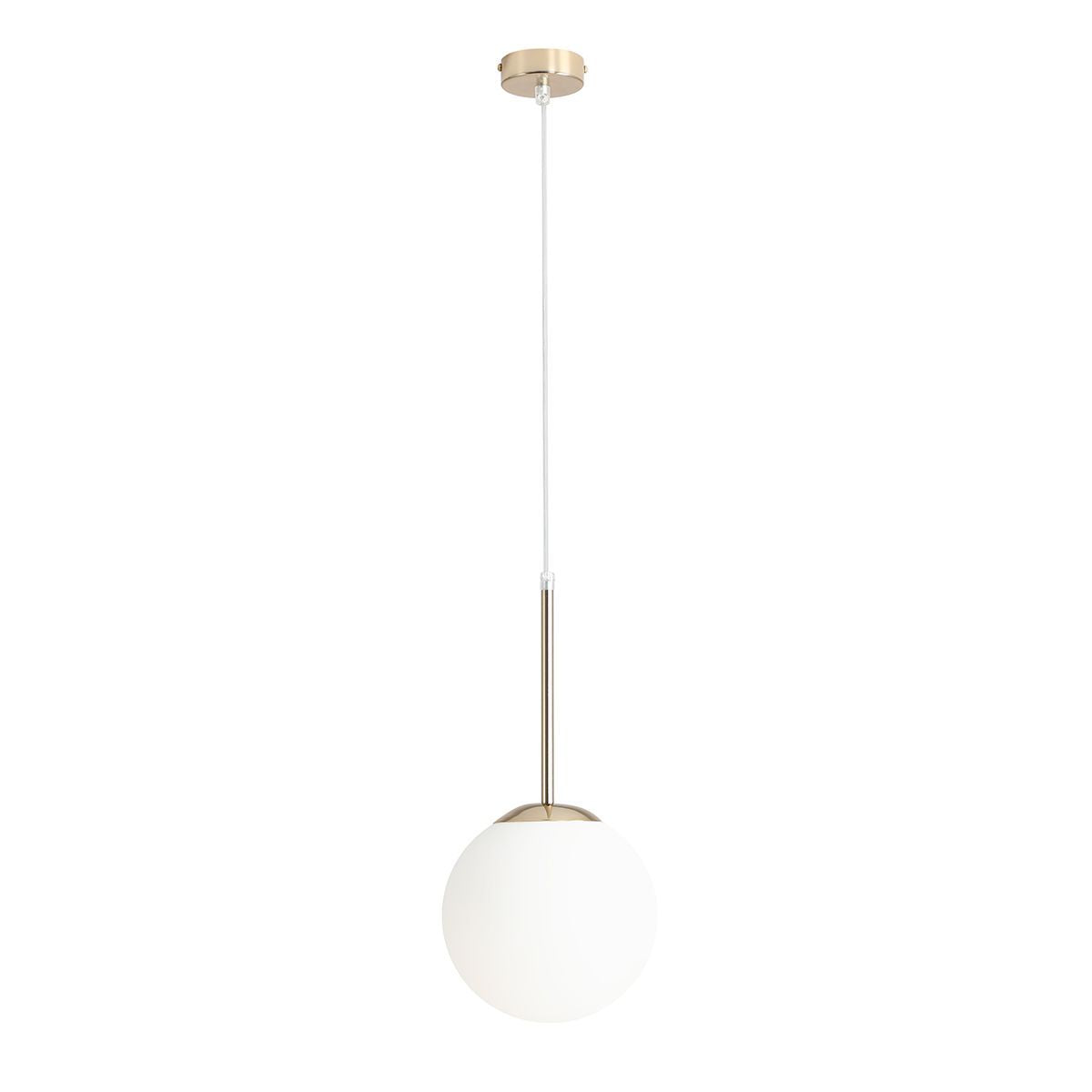 Złota lampa wisząca kula, Bosso Mini 20 Gold - Aldex (20cm, E27) 1087XS30