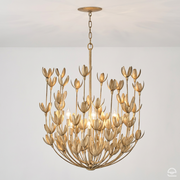 Żyrandol Flora - 6 źródeł światła - Oksydowane złoto, Hinkley