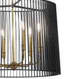 Żyrandol/ Lampa wisząca Linara - 6 źródeł światła, Kichler - ePlafoniera.pl