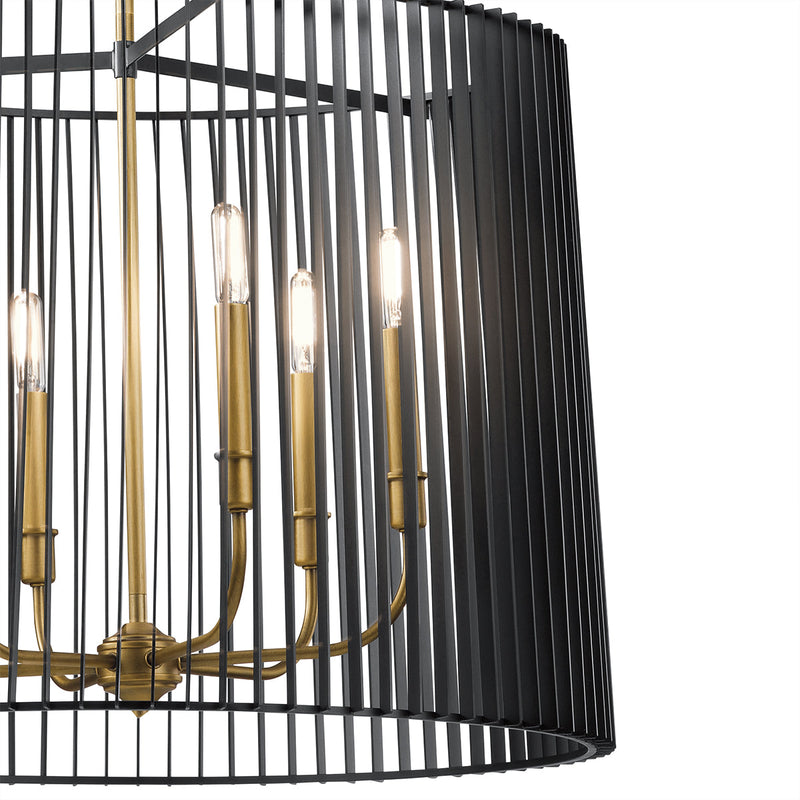 Żyrandol/ Lampa wisząca Linara - 6 źródeł światła, Kichler - ePlafoniera.pl