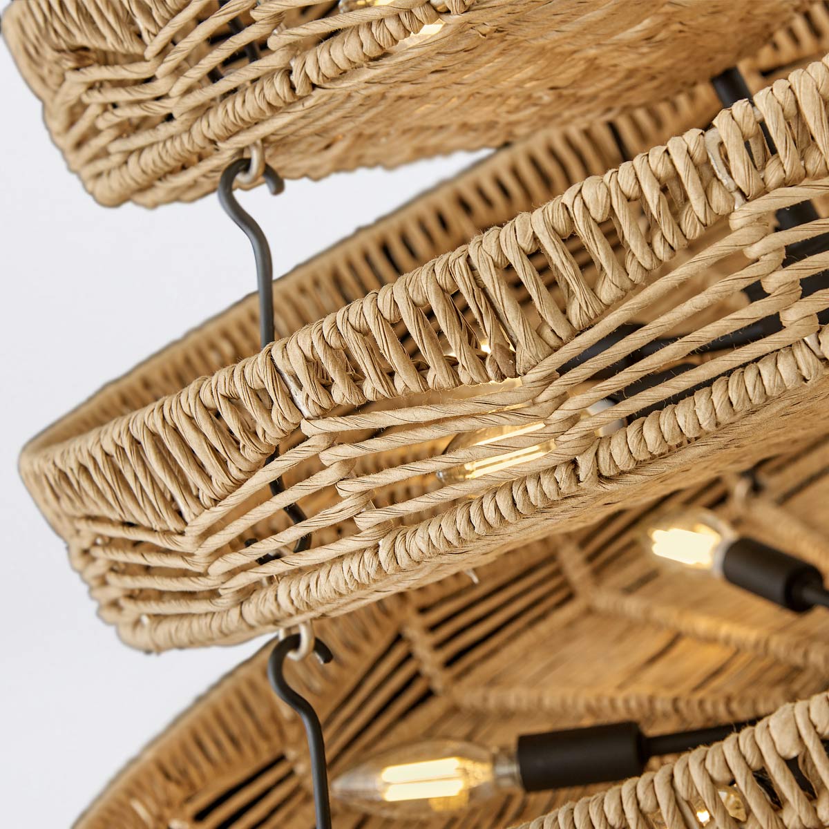 Żyrandol Ophelia - 13 źródeł światła - Czarny, karmelowy beż, Hinkley - ePlafoniera.pl