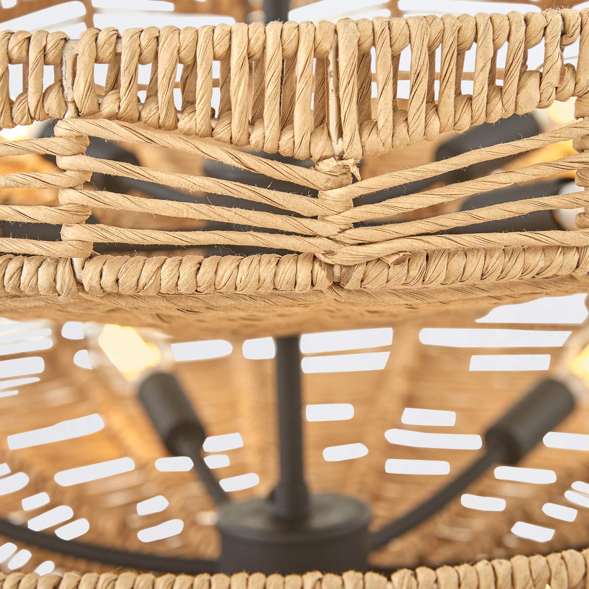 Żyrandol Ophelia - 13 źródeł światła - Czarny, karmelowy beż, Hinkley - ePlafoniera.pl