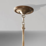 Kryształowa lampa 46cm, ręcznie malowana (oksydowane srebro) do sypialni salonu (3xE27) Feiss (lucia)