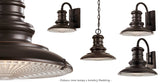 Industrialna lampa ścienna Redding do domu i ogrodu z IP 44 (23/30/38cm) - Feiss (1xE27)