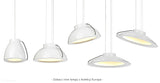 Biała lampa 18cm, LED 15W - wisząca do kuchni jadalni salonu Elstead (Europa)