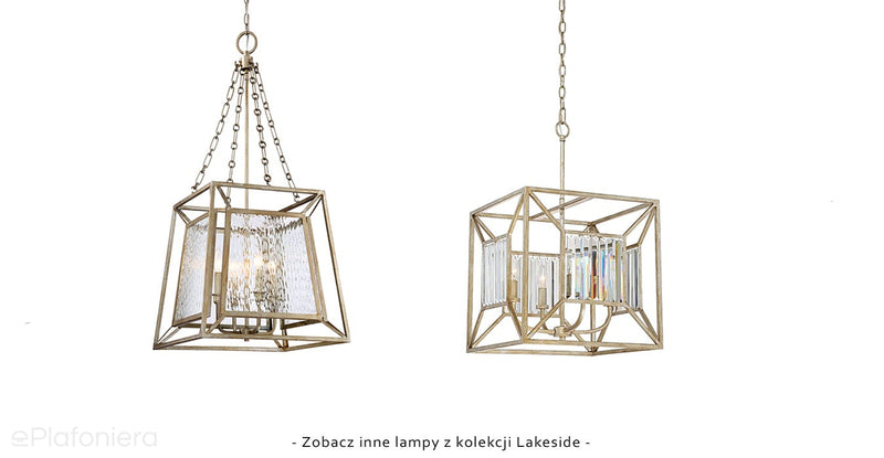 Lampa wisząca w stylu pałacowym - Lakeside, Quoizel