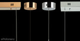 Nowoczesna lampa wisząca LED do salonu (złota 110cm) Lucea 80391-03-L01-FG PARADAS