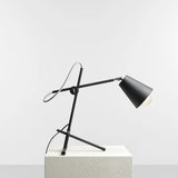 Czarna lampa stojąca - industrialna - loftowa, biurkowa 1xE27, Aldex (Arte) 1008B1