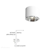 Biała lampa - spot sufitowa, plafon (1xGU10) Aldex (Bot)1046PL/G - ePlafoniera