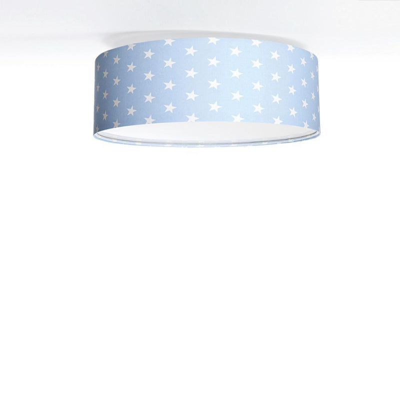 Welurowa lampa sufitowa gwiazdki - plafon abażur do salonu sypialni 2xE27 (090-110) ręcznie robiony