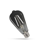 Żarówka dymiona, LED E27 Filament (Edison ST64 2,5W=16W) (150lm, 4000K) WOJLED1115