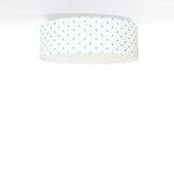 Welurowa lampa sufitowa gwiazdki - plafon abażur do salonu sypialni 2xE27 (090-111) ręcznie robiony