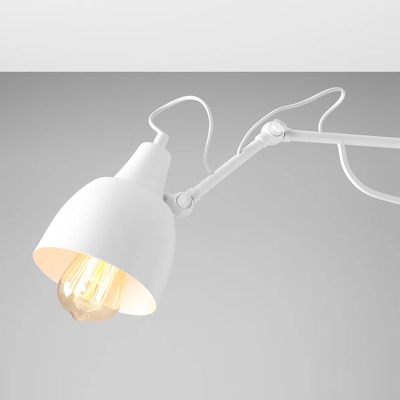 Regulowana lampa ścienna - biały kinkiet 90cm (1xE27) Aldex (soho) 1002C/D