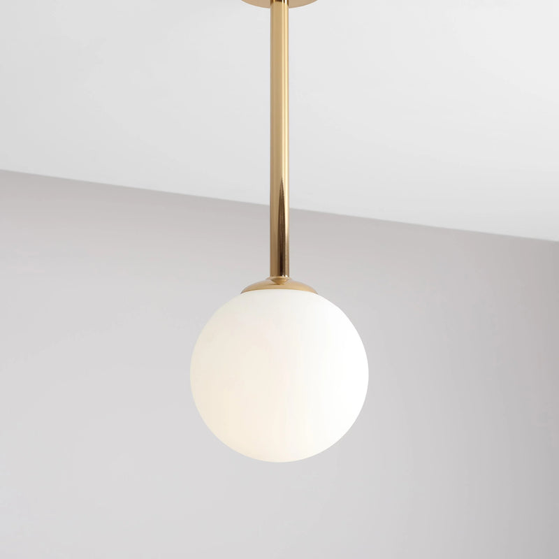 Lampa sufitowa Pinne Short Gold 42cm - Aldex, kula 14cm (E14) 1080PL-G30S